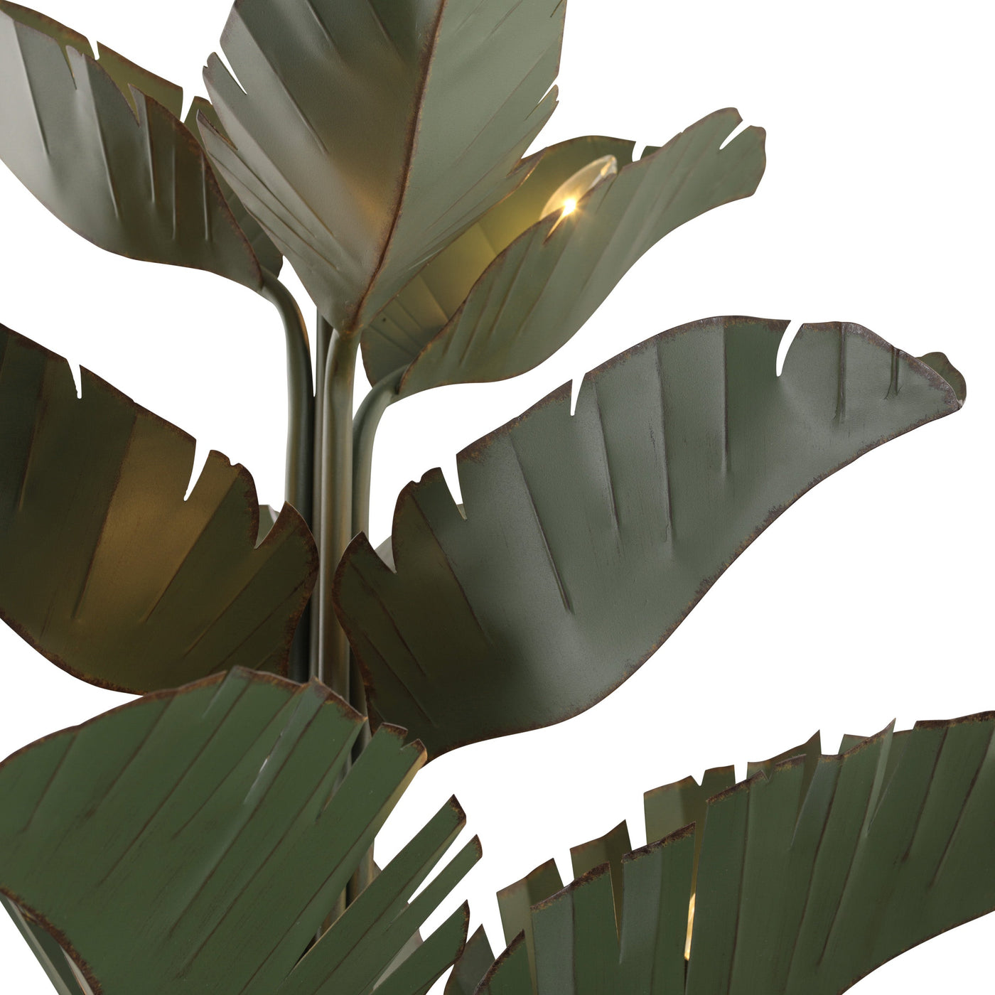Banana Leaf 9 Light Chandelier