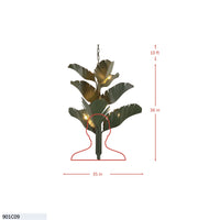 Banana Leaf 9 Light Chandelier