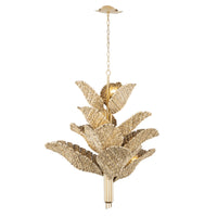 Banana Leaf 12 Light Chandelier