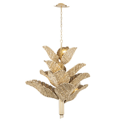 Banana Leaf 12 Light Chandelier
