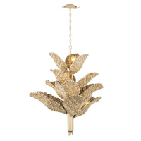 Banana Leaf 12 Light Chandelier