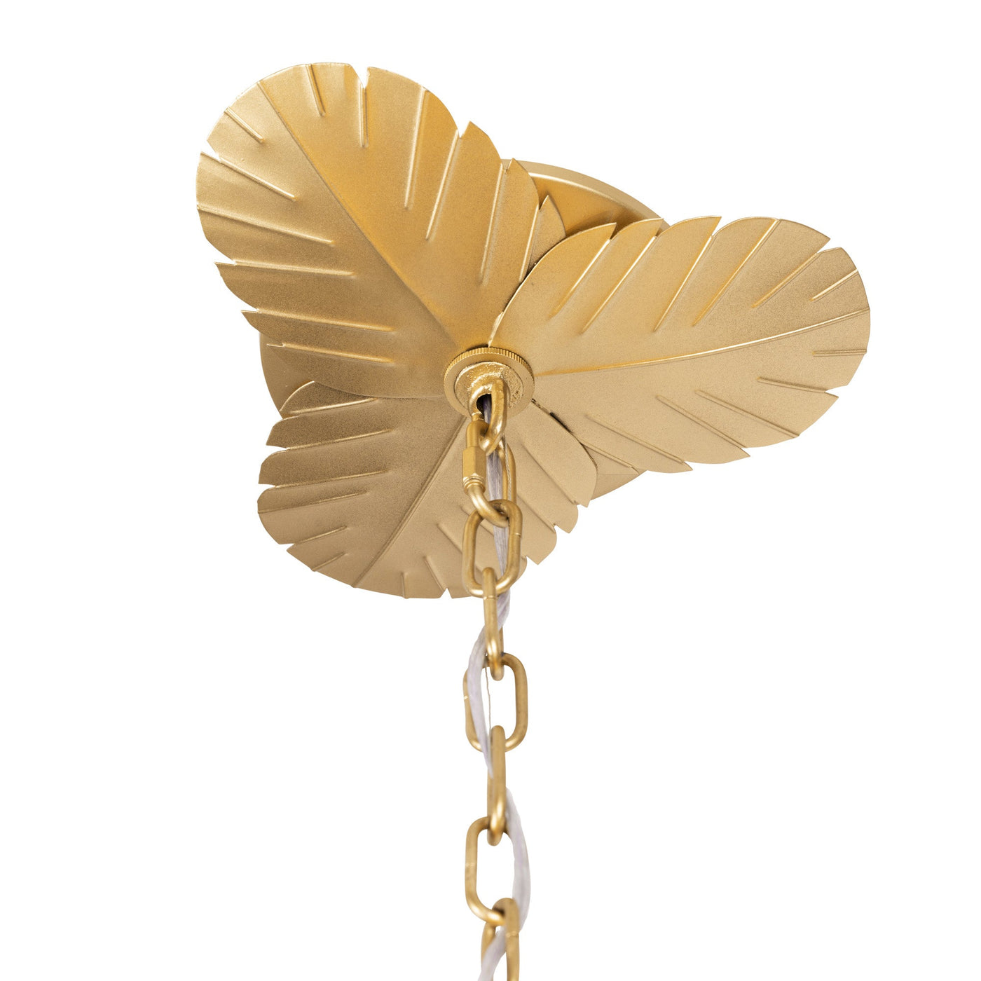 Banana Leaf 12 Light Chandelier