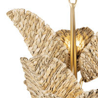 Banana Leaf 12 Light Chandelier