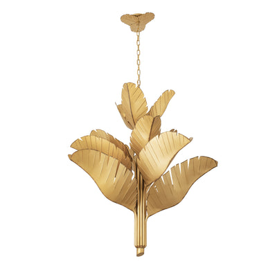 Banana Leaf 12 Light Chandelier