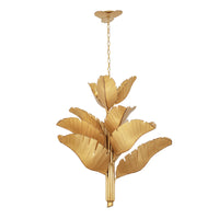 Banana Leaf 12 Light Chandelier