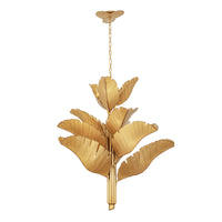 Banana Leaf 12 Light Chandelier