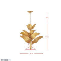 Banana Leaf 12 Light Chandelier