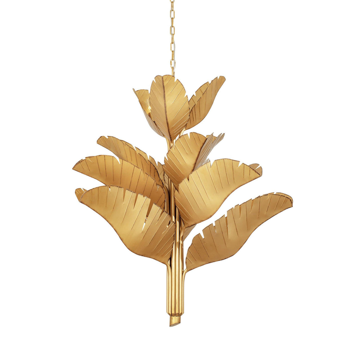 Banana Leaf 12 Light Chandelier