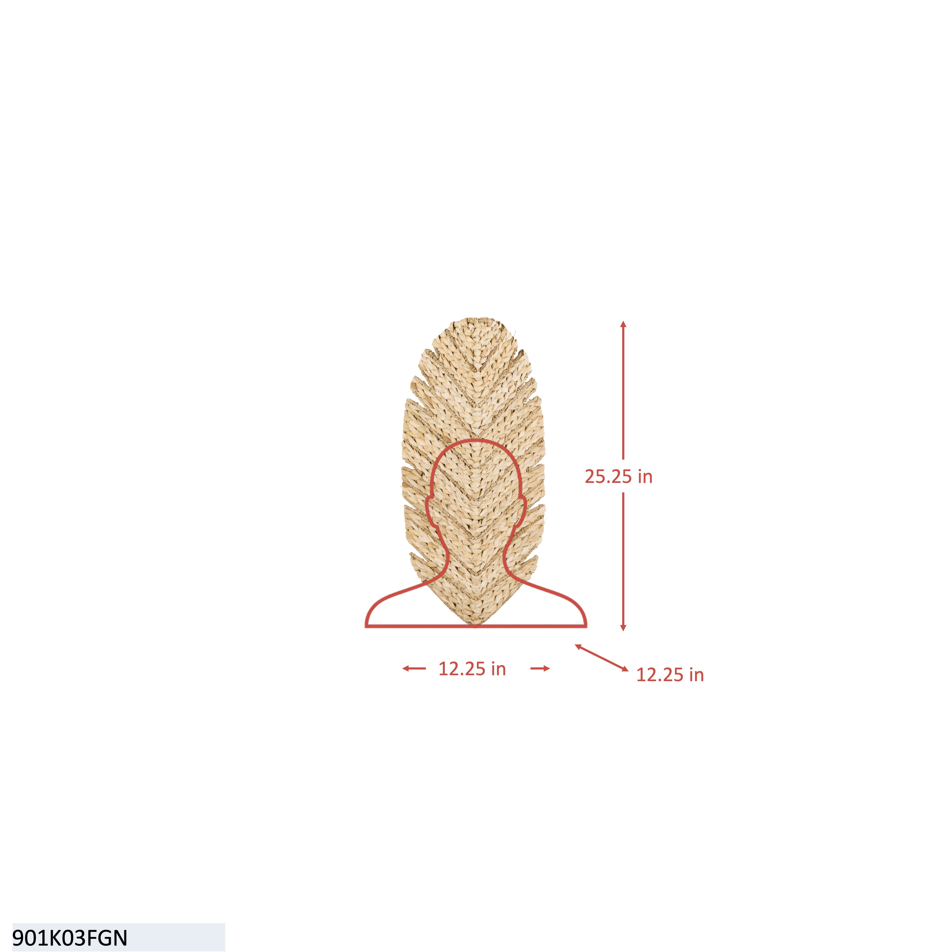 Banana Leaf 3 Light Tall Wall Sconce