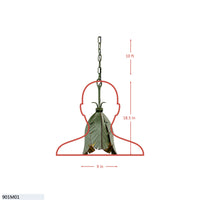 Banana Leaf 1 Light Mini Pendant