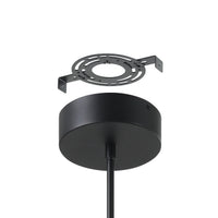 Alfie 40-inch 4-light Textured Black 3CCT LED Chandelier