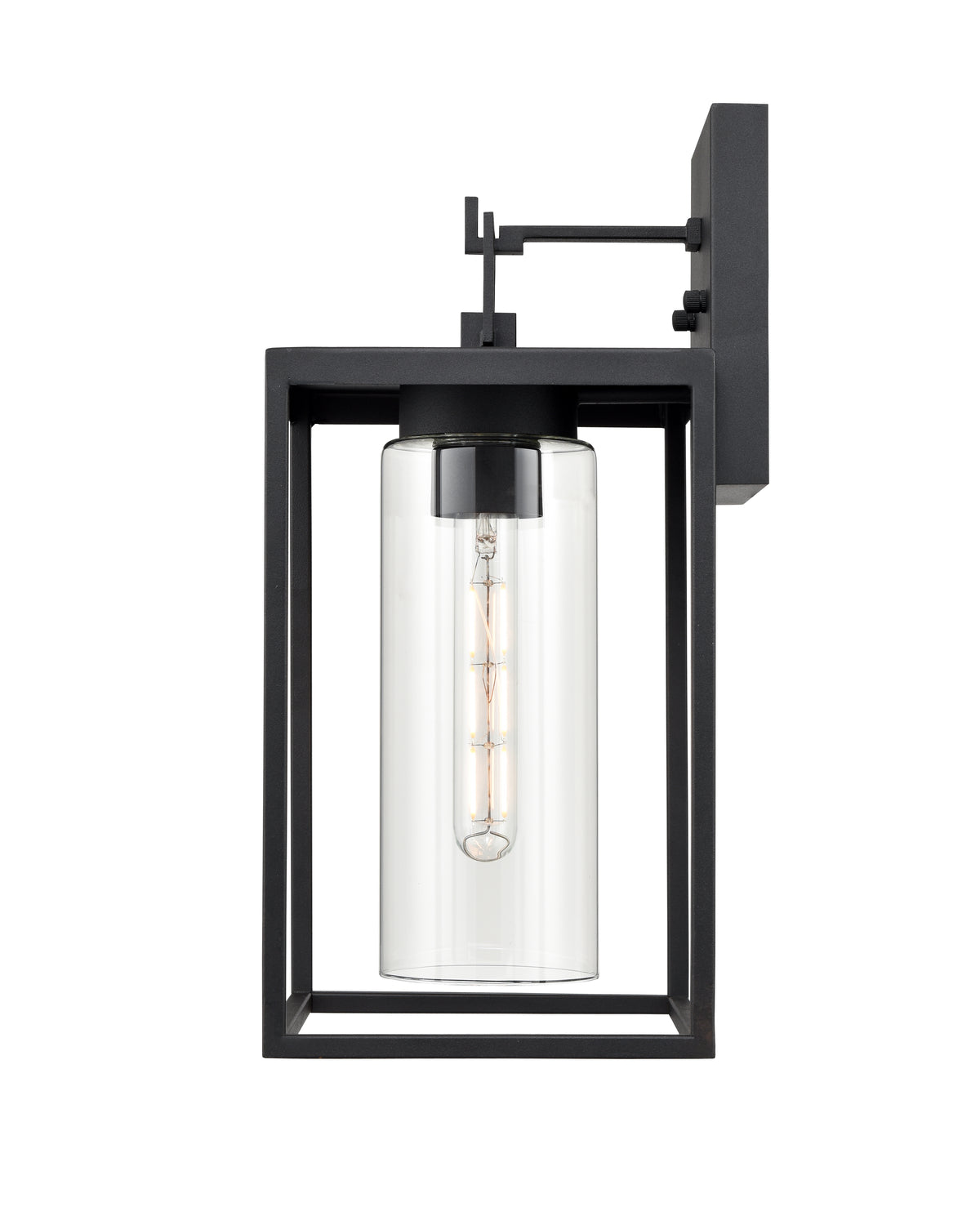 7.5'' Ellway Textured Black 1 Light Wall Sconce