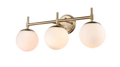 24''  Modern Gold 3 Light Bath Vanity