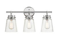 23'' Amberose Chrome 3 Light Bath Vanity