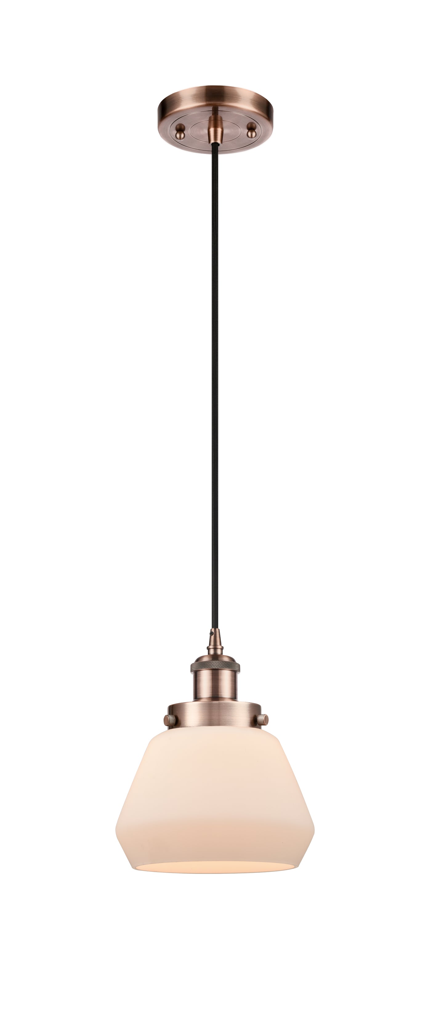 Ballston Urban Mini Pendant Antique Copper Finish