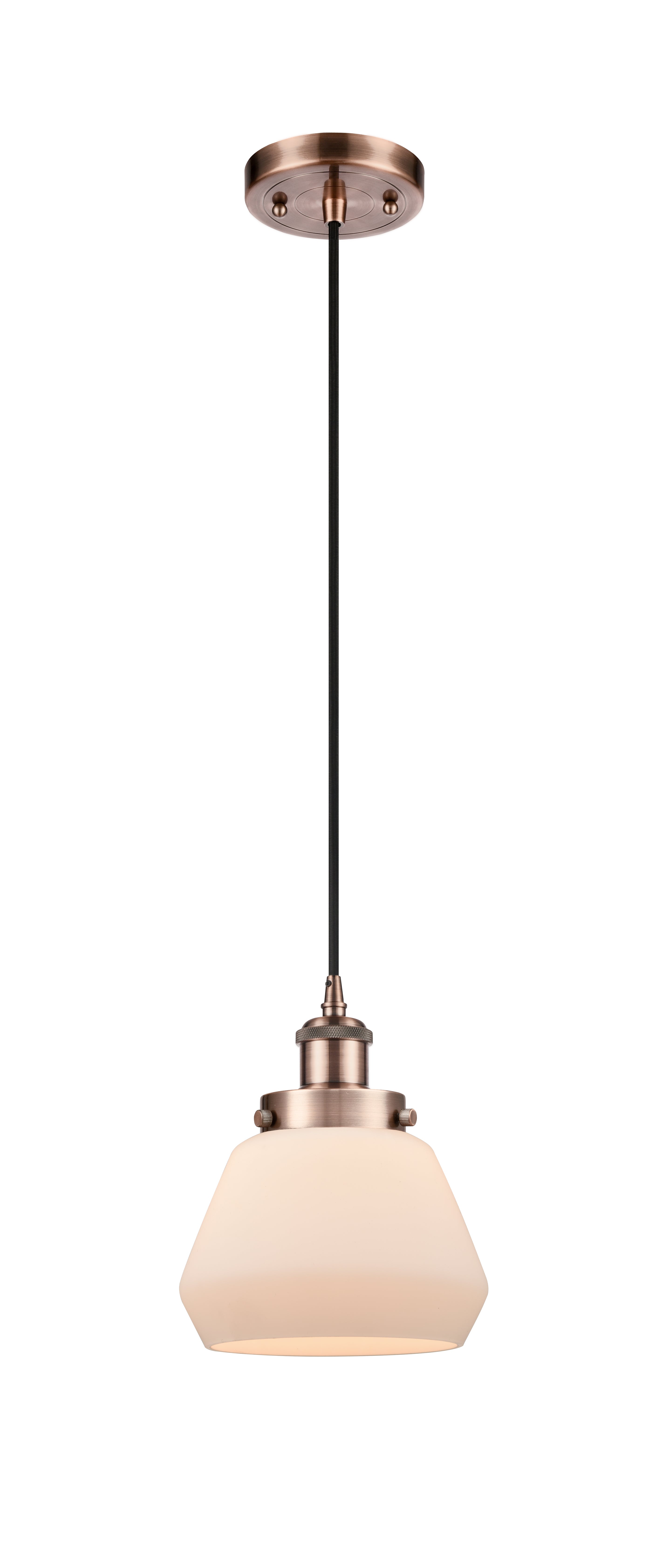 Ballston Urban Mini Pendant Antique Copper Finish