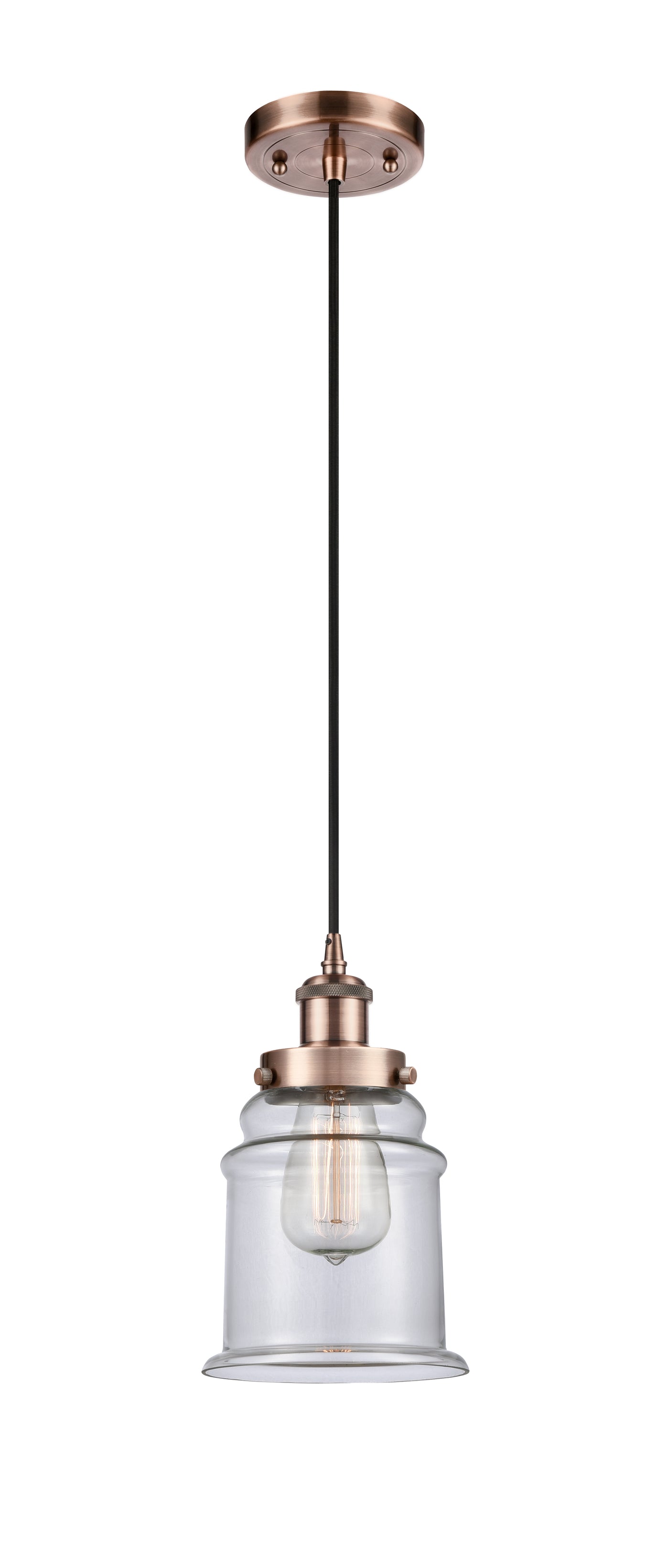 Ballston Urban Mini Pendant Antique Copper