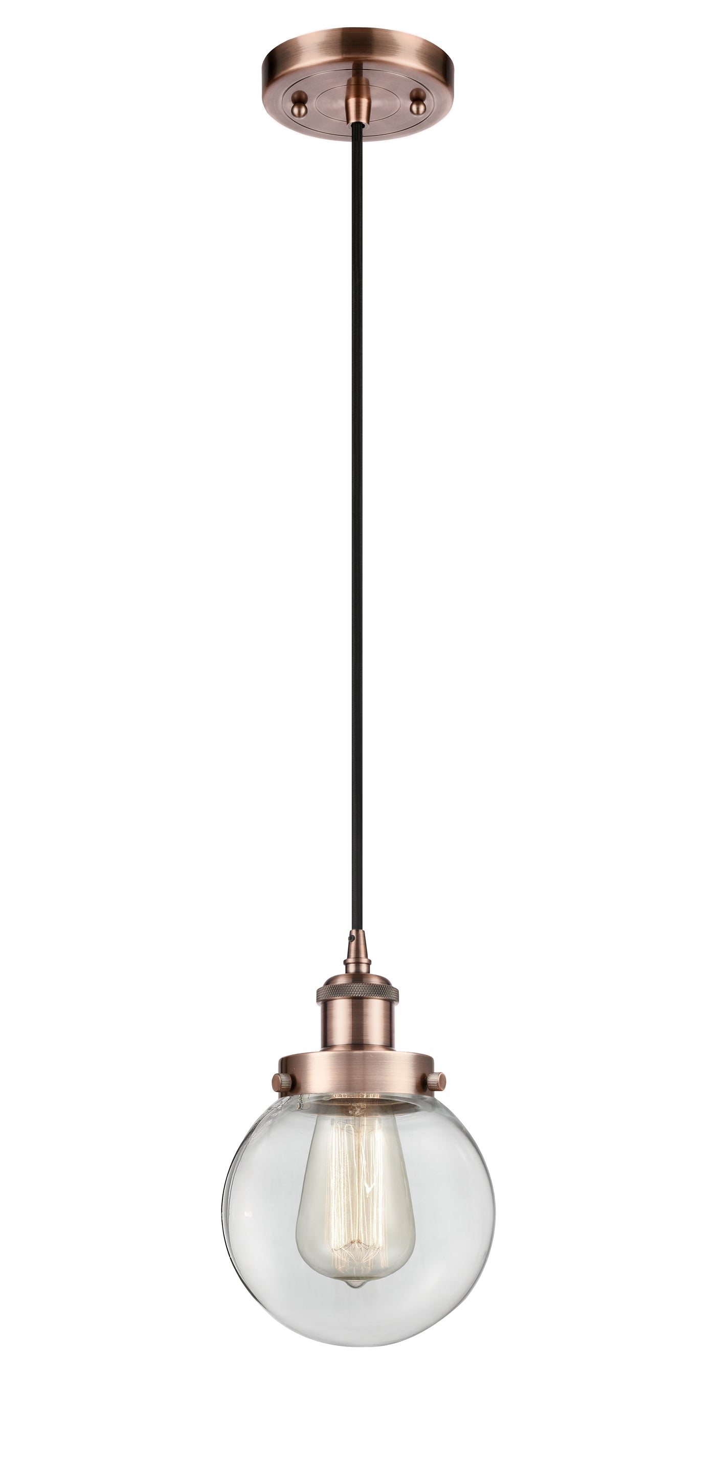 Ballston Urban Mini Pendant Antique Copper