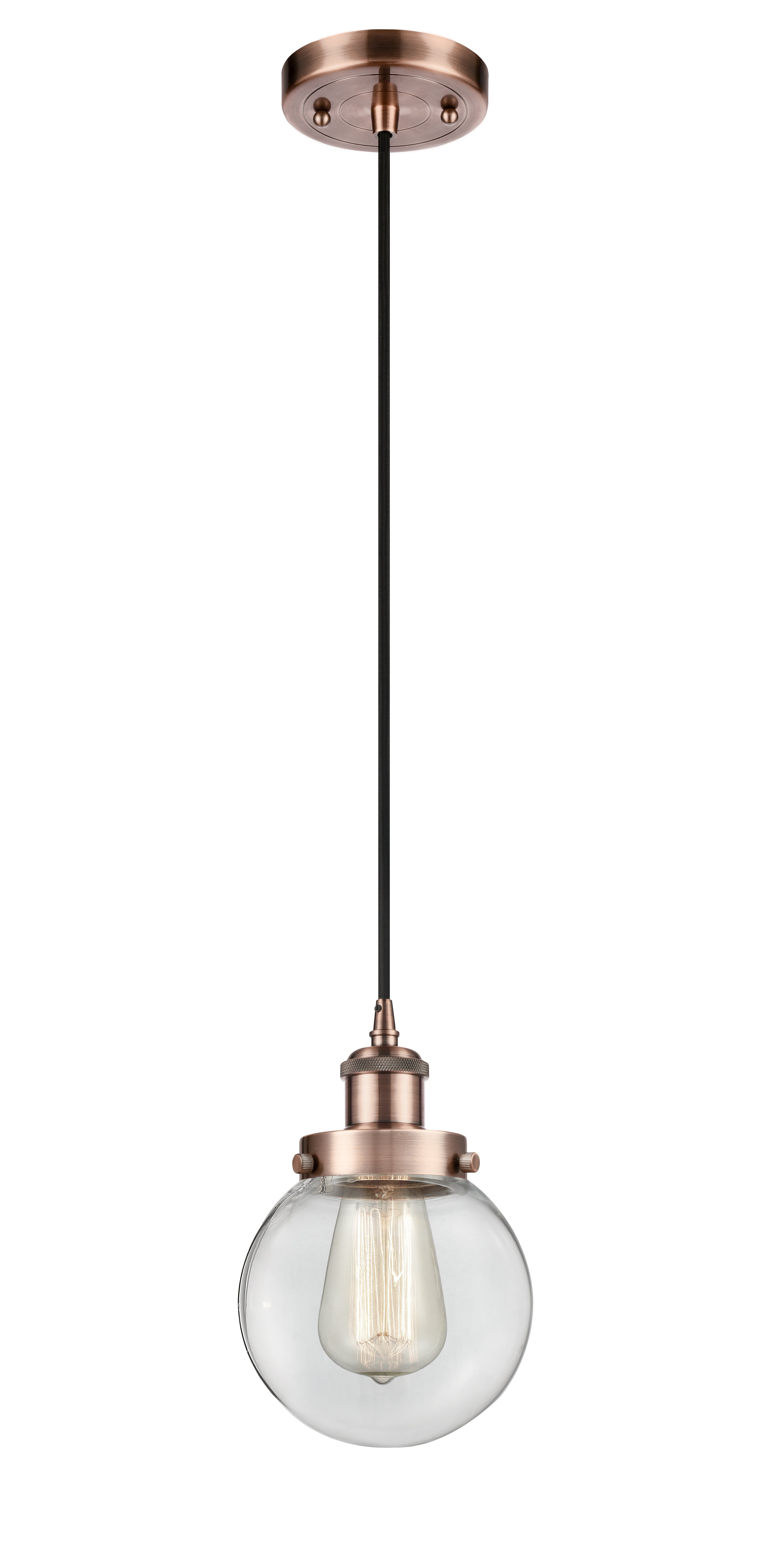 Ballston Urban Mini Pendant Antique Copper