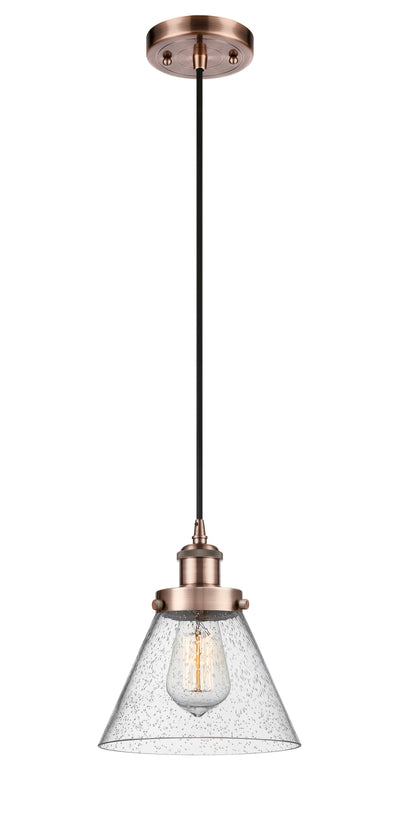 Ballston Urban Mini Pendant 8 Inch Copper