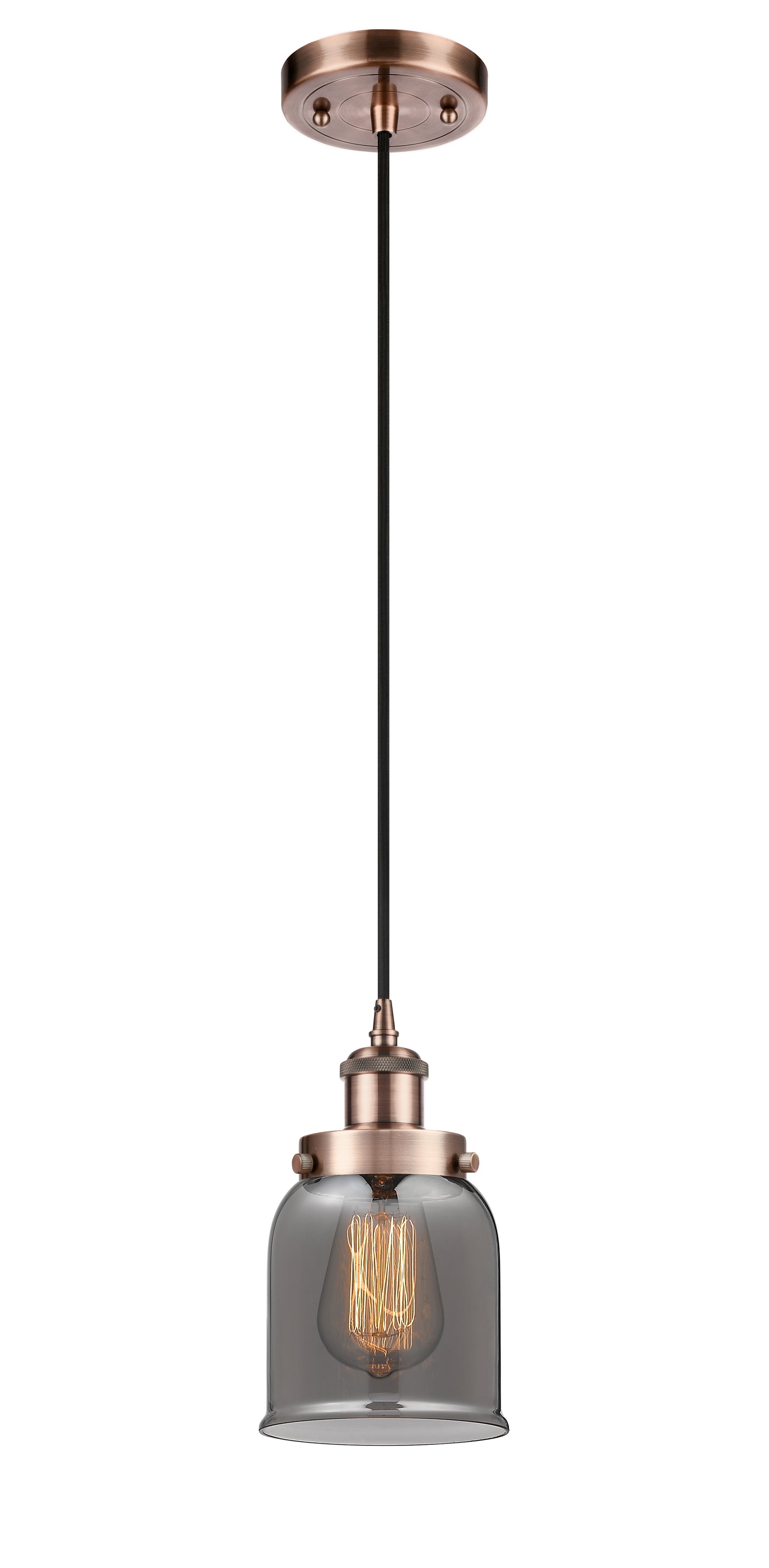 Ballston Urban Mini Pendant 5 Inch Antique Copper