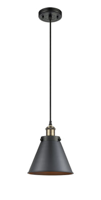 Ballston Urban Mini Pendant Black Antique Brass