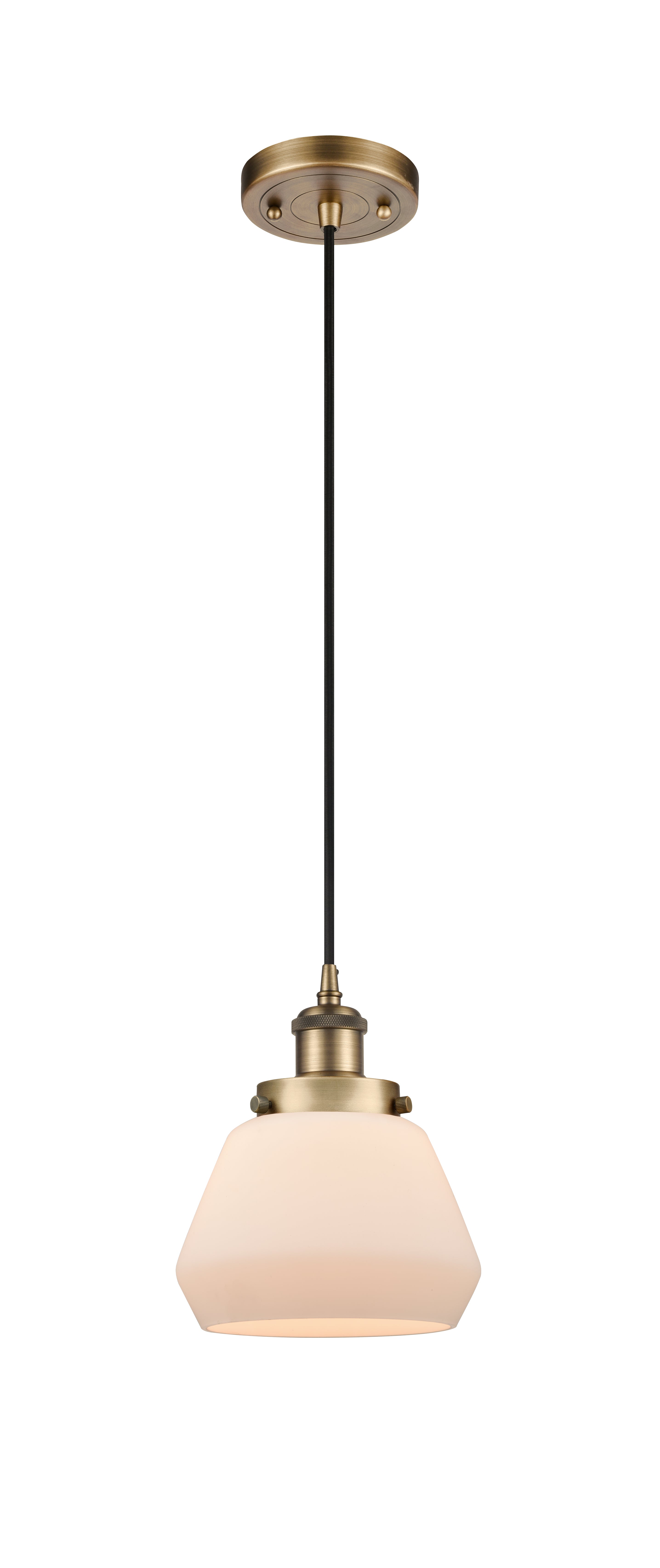 Ballston Urban Mini Pendant Antique Copper Finish