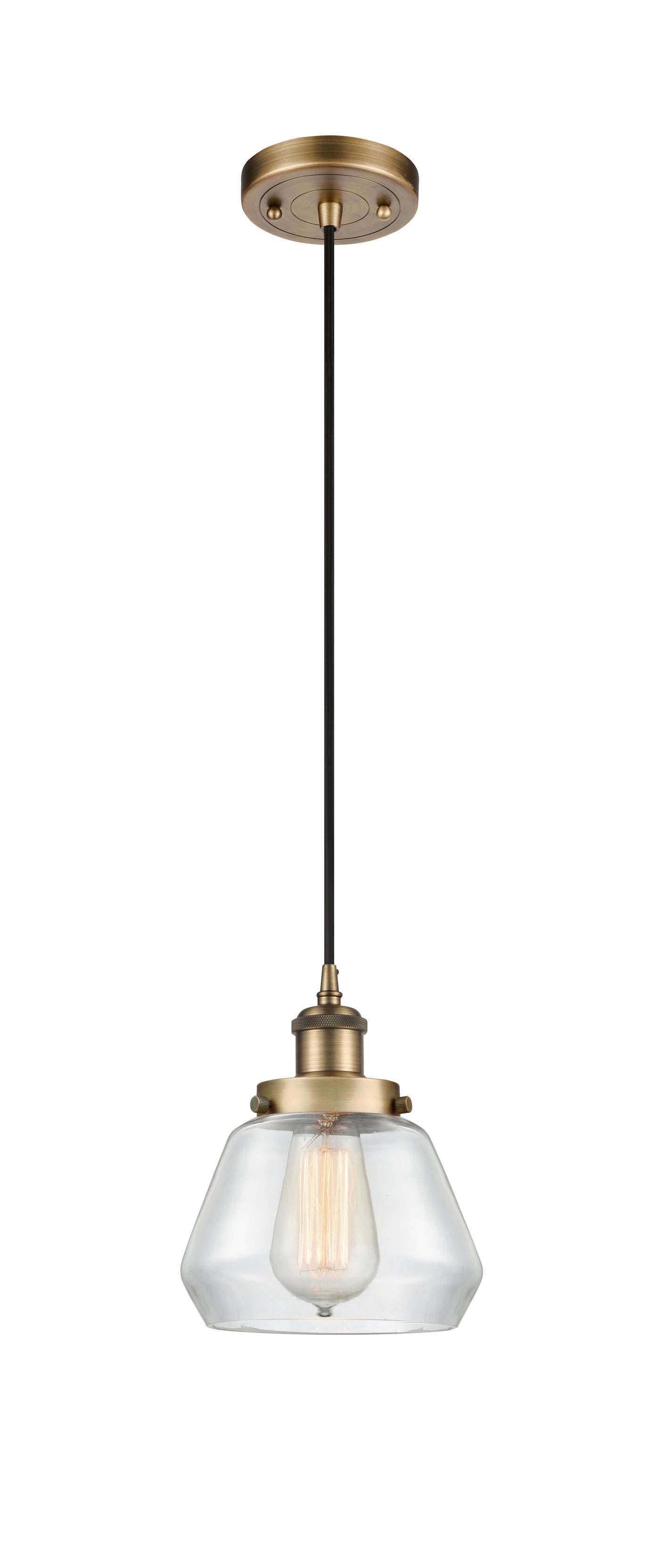 Ballston Urban Mini Pendant Antique Copper Finish