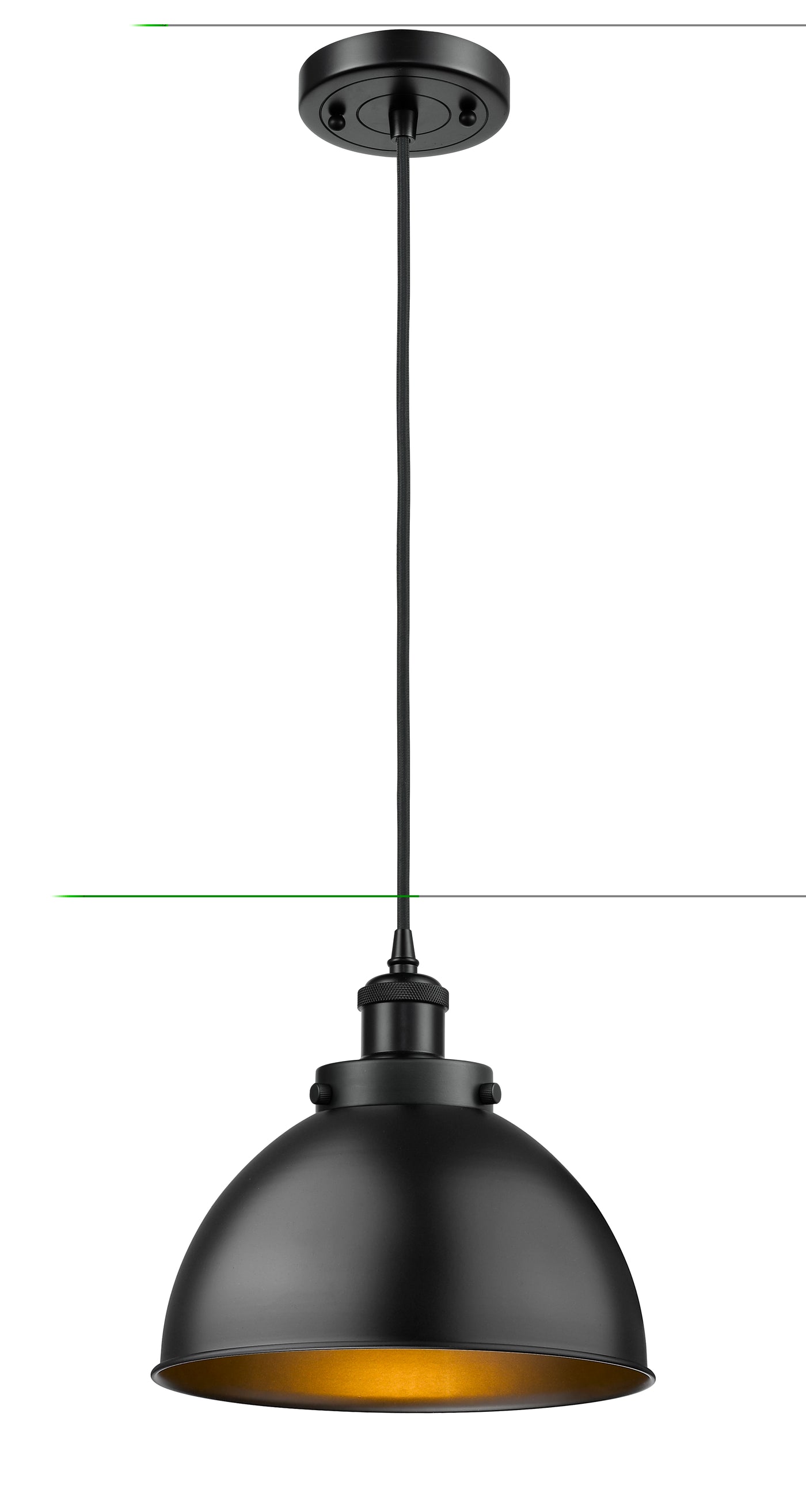 Ballston Urban Mini Pendant Antique Brass
