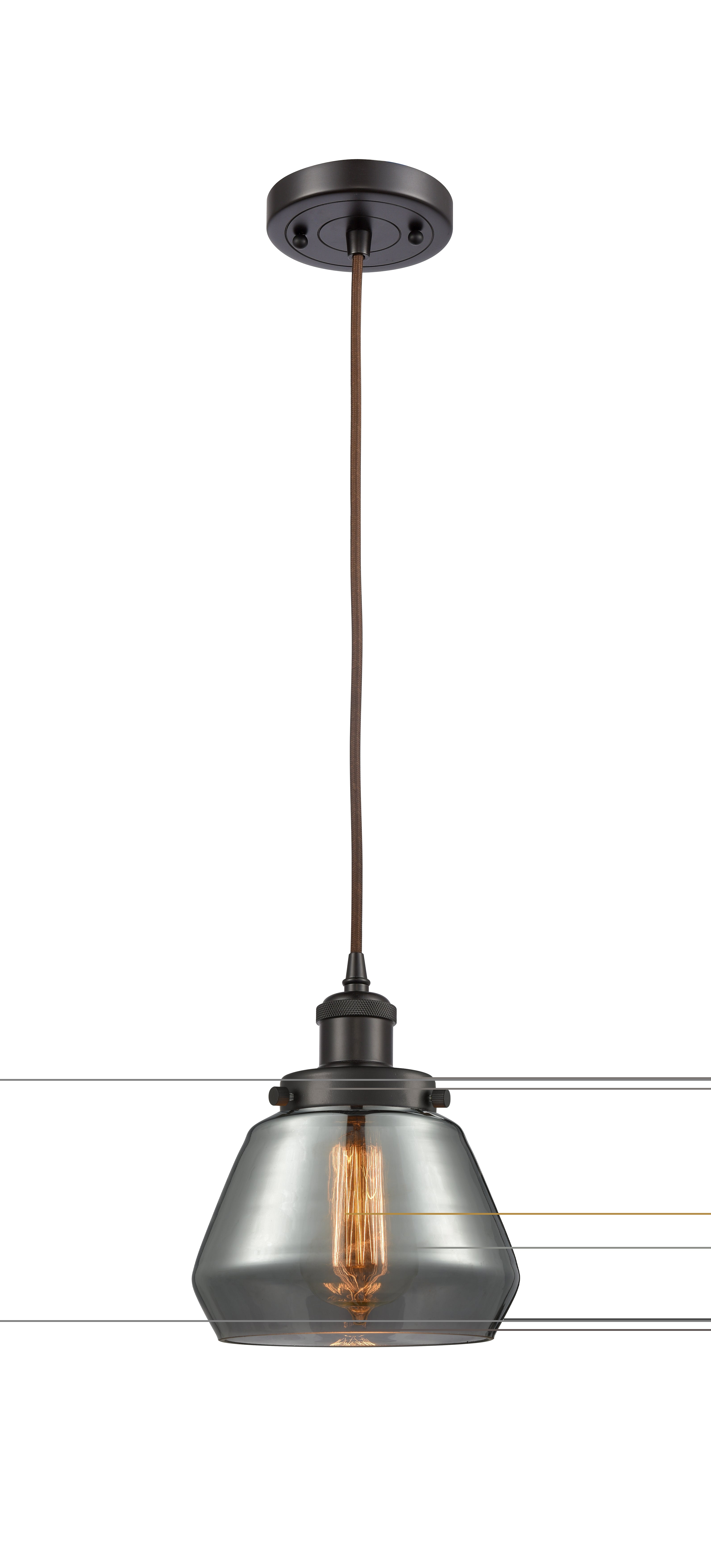 Ballston Urban Mini Pendant Antique Copper Finish