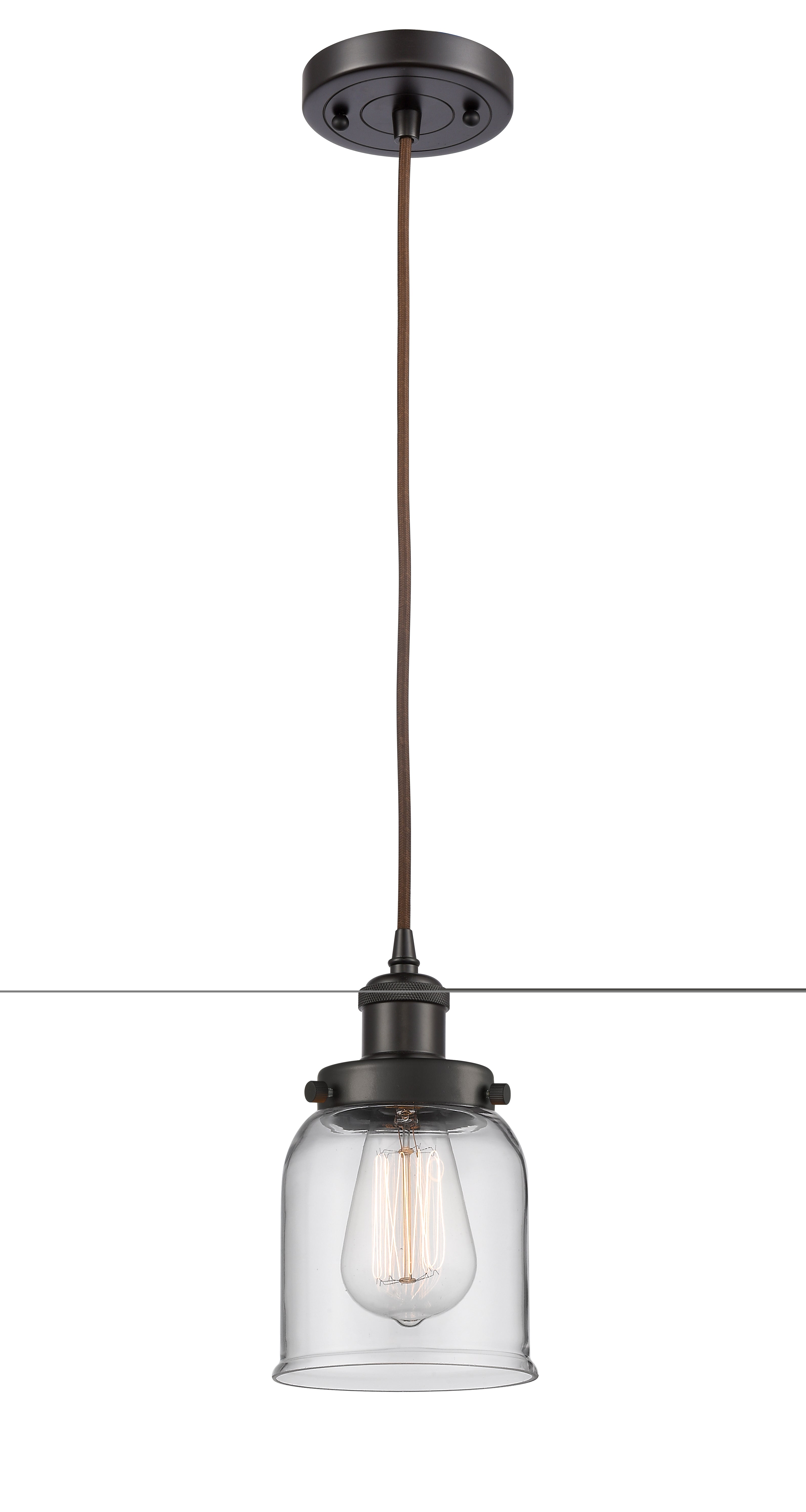 Ballston Urban Mini Pendant 5 Inch Antique Copper