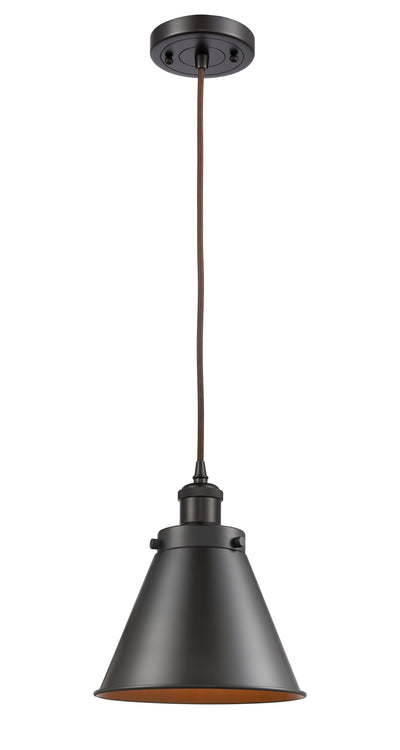 Ballston Urban Mini Pendant Black Antique Brass