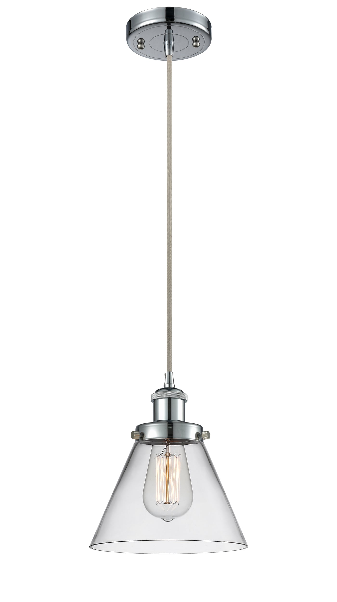 Ballston Urban Mini Pendant 8 Inch Copper