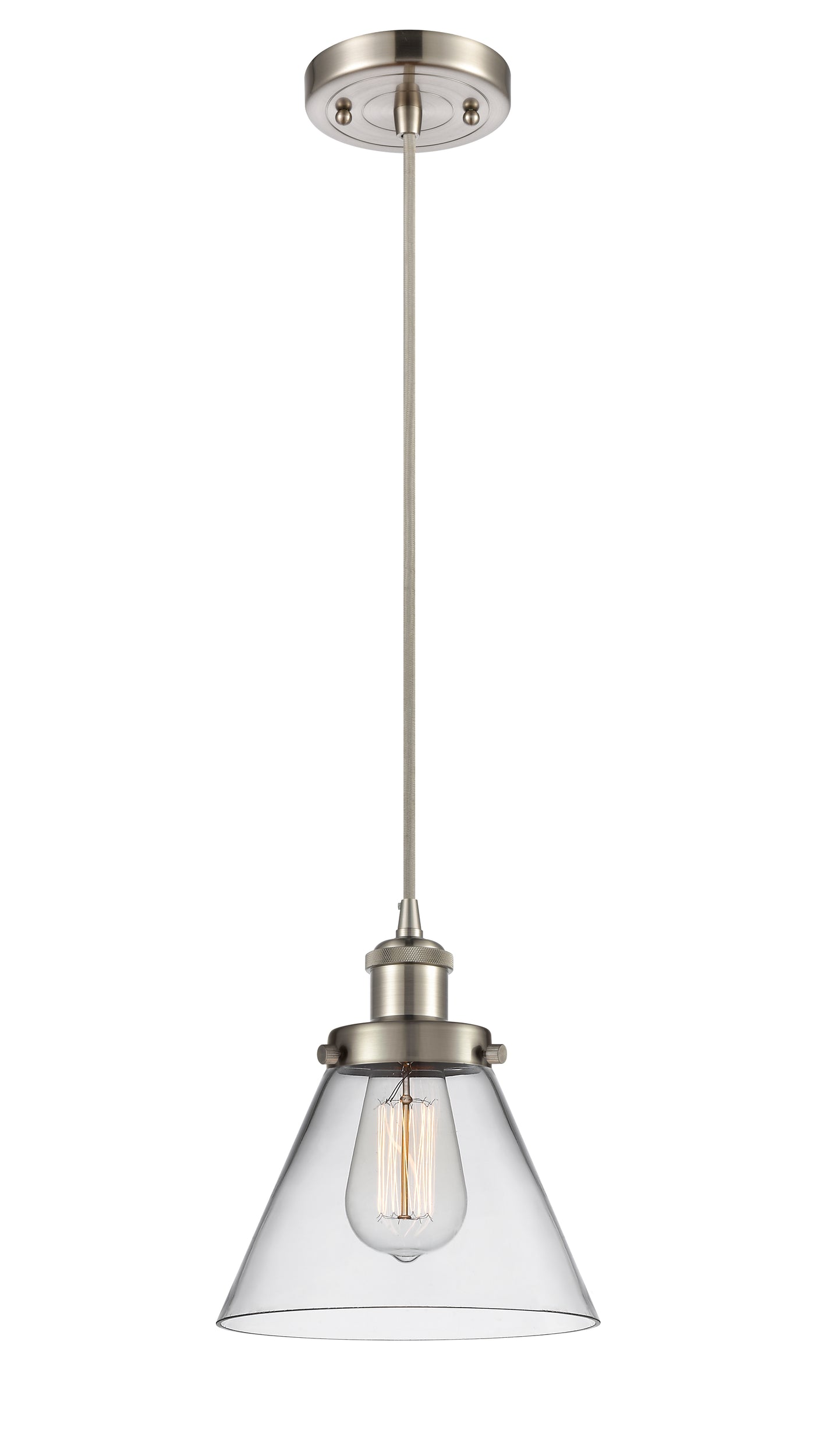 Ballston Urban Mini Pendant 8 Inch Copper
