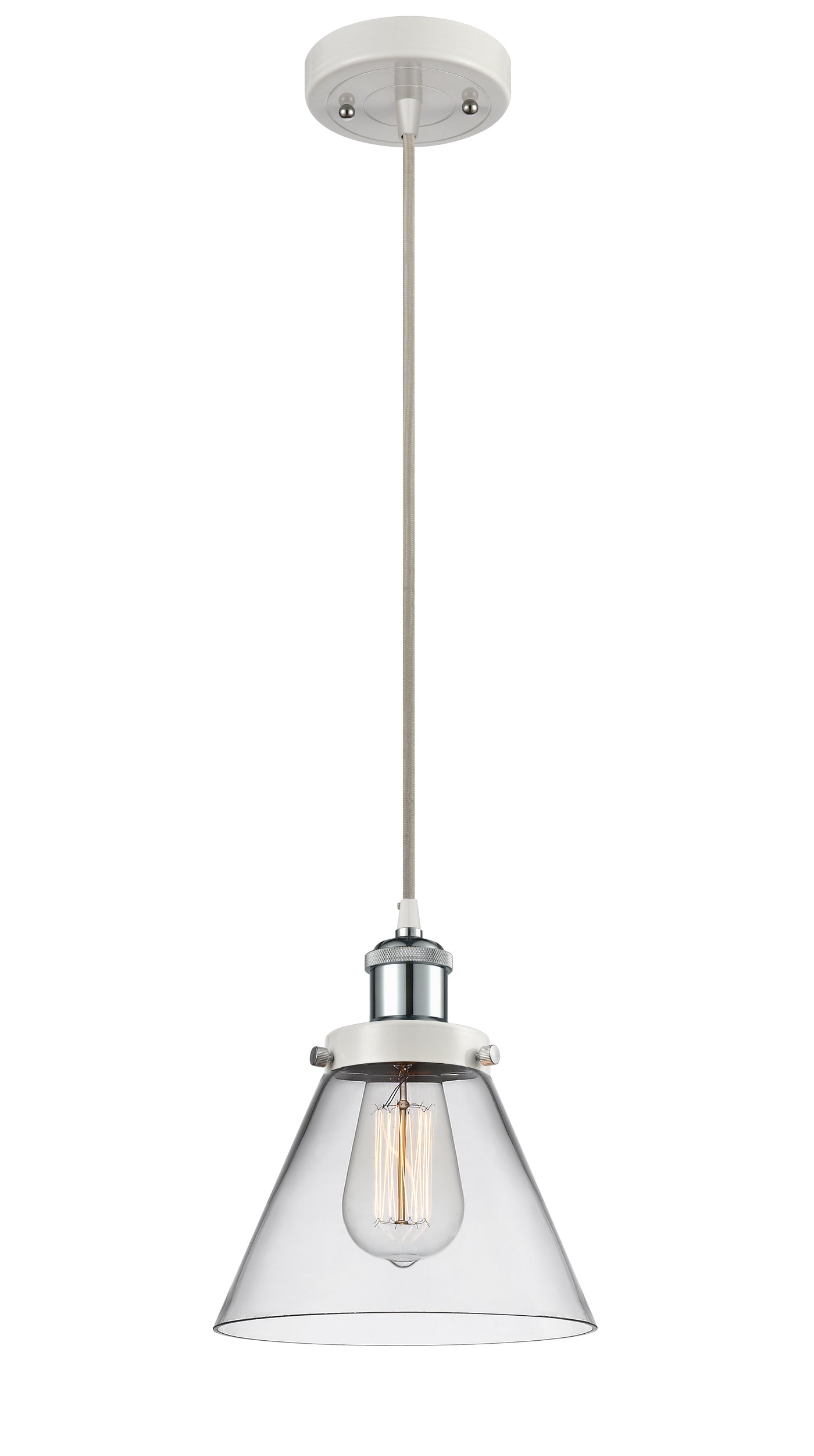 Ballston Urban Mini Pendant 8 Inch Copper