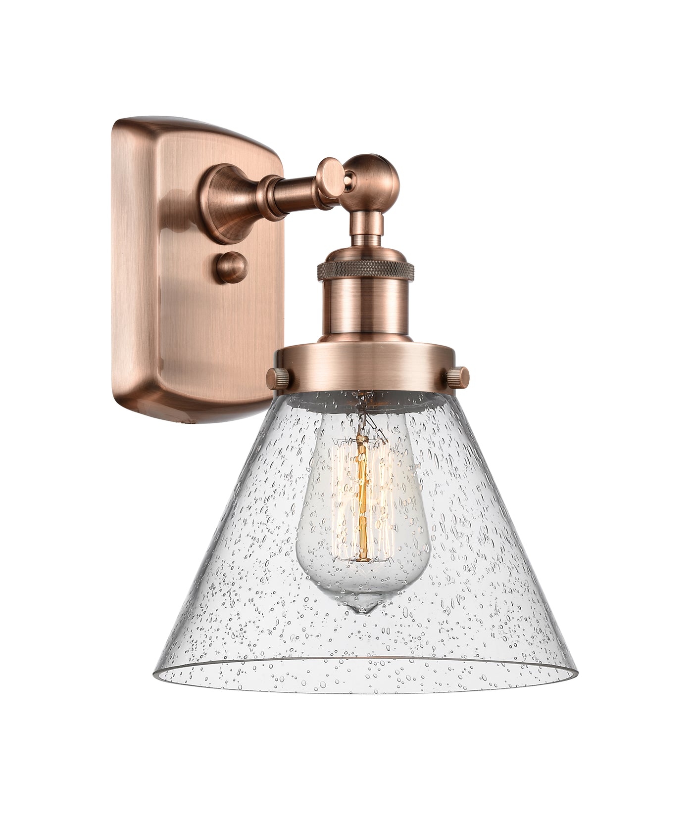 Ballston Urban Sconce Cast Brass 8 Inch
