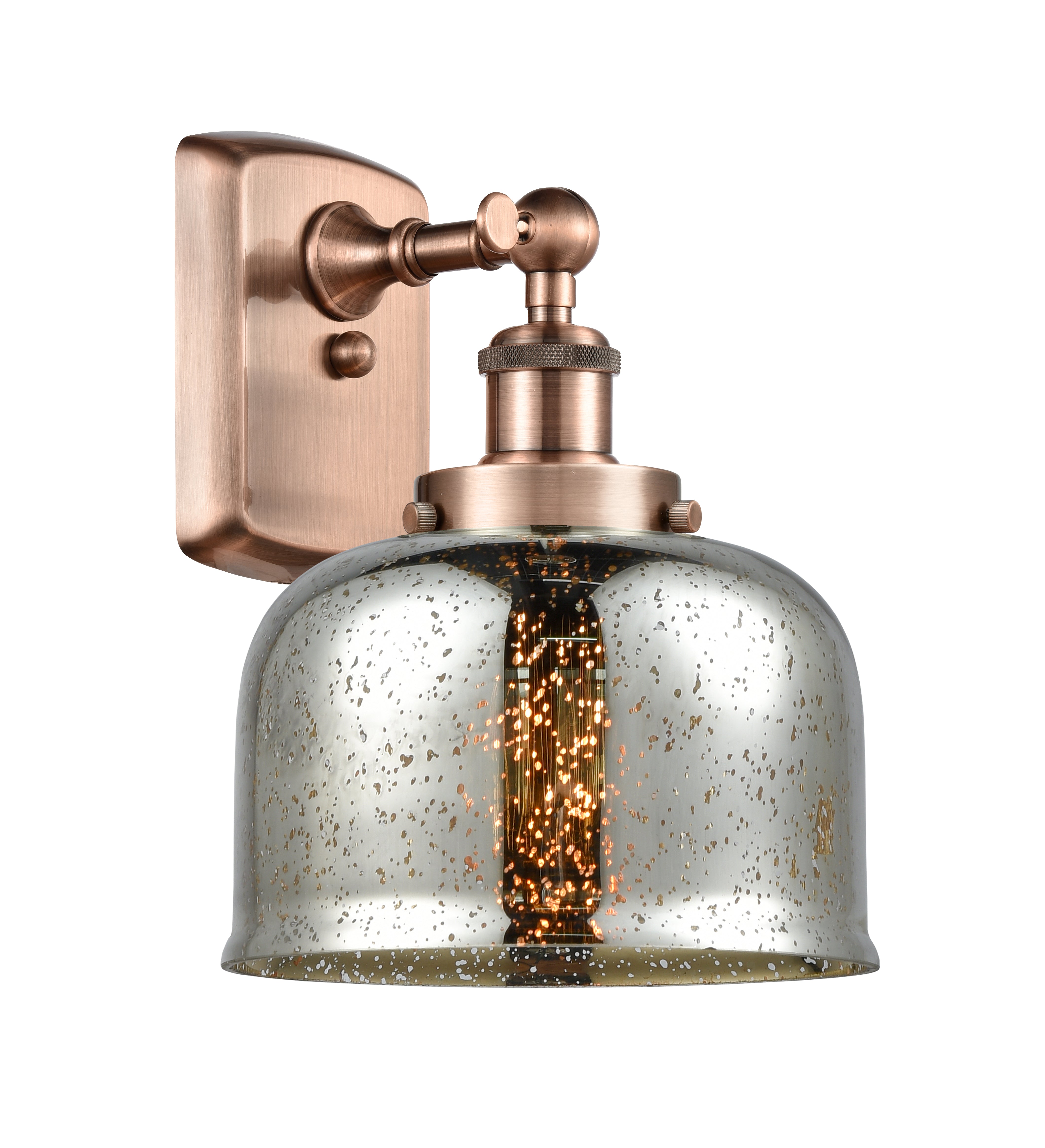 Ballston Urban Sconce Cast Brass Glass