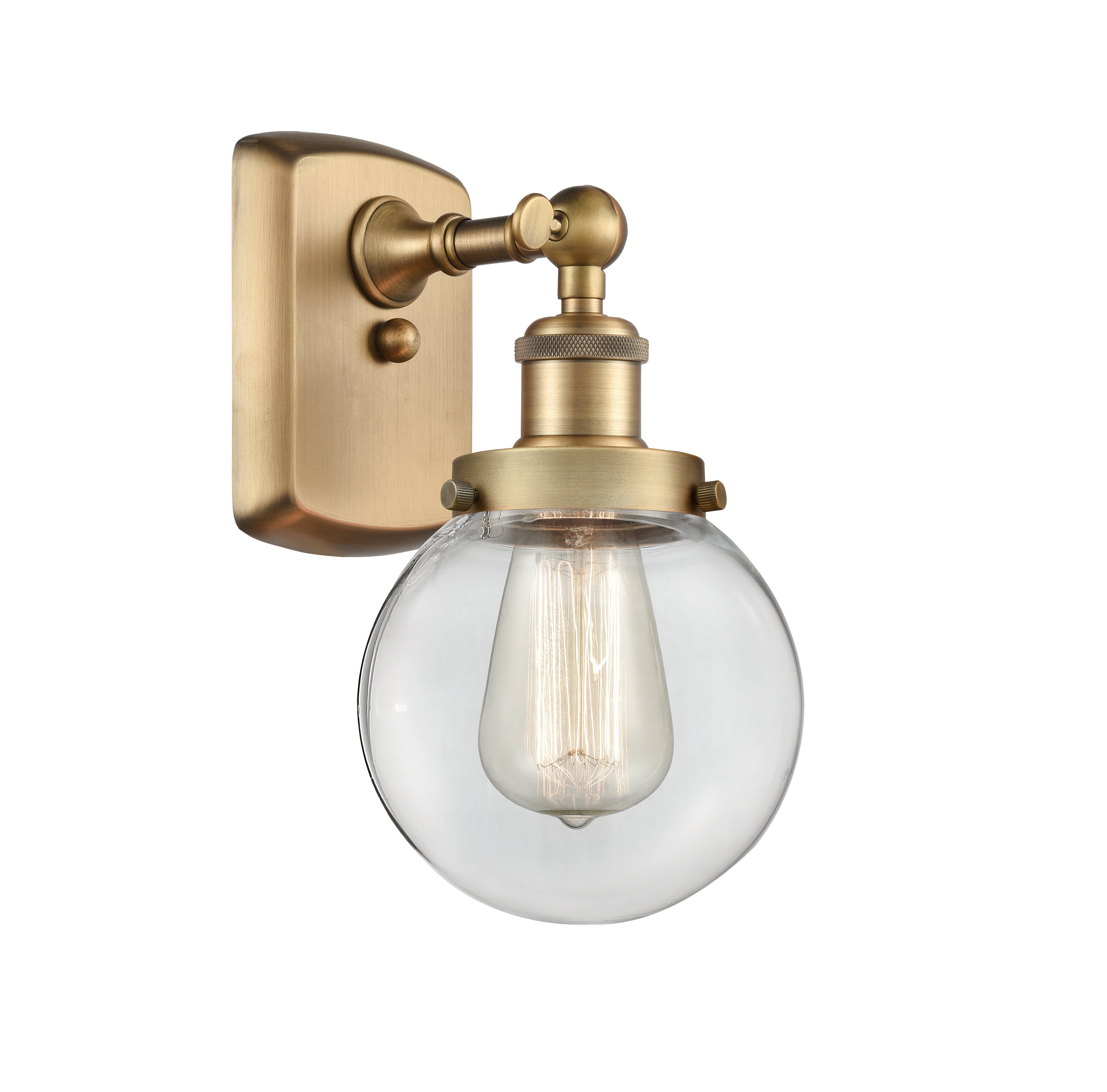 Ballston Urban Sconce Cast Brass Modern