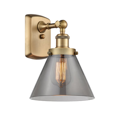 Ballston Urban Sconce Cast Brass 8 Inch