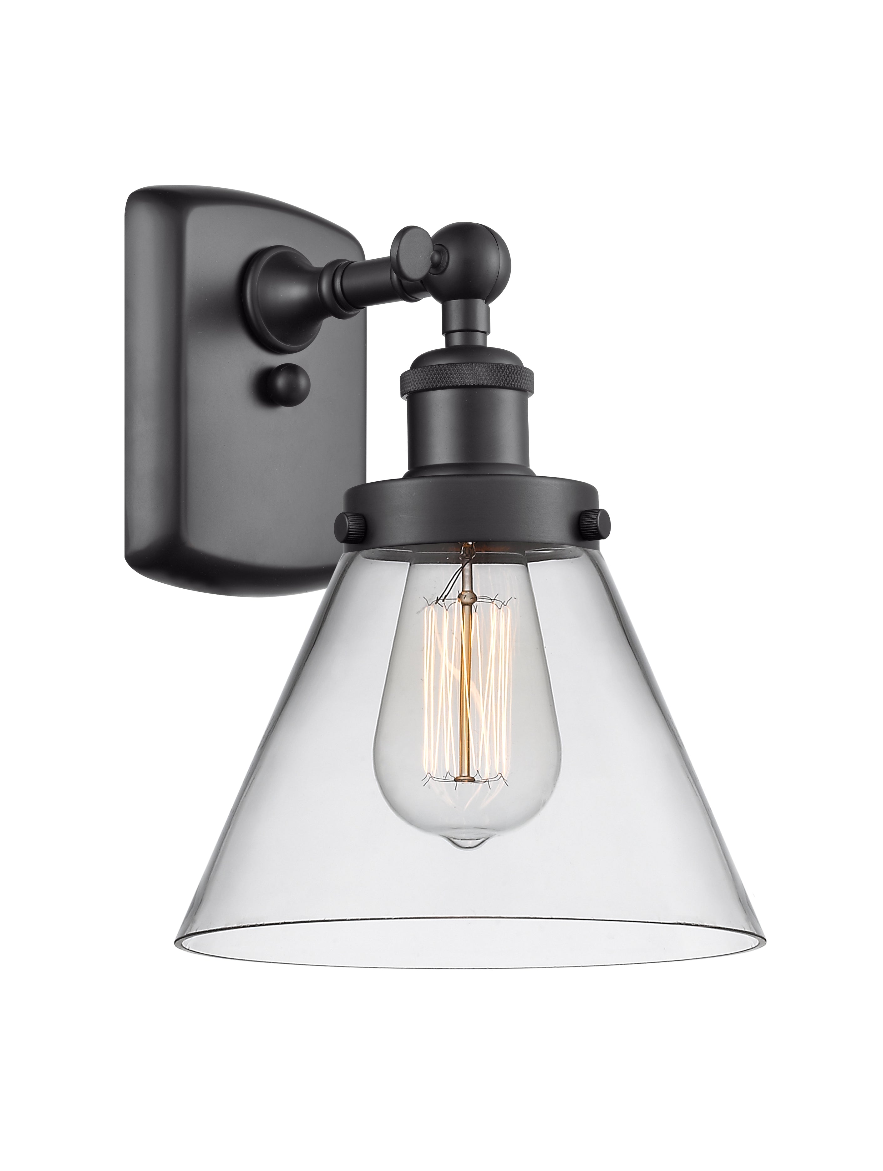 Ballston Urban Sconce Cast Brass 8 Inch