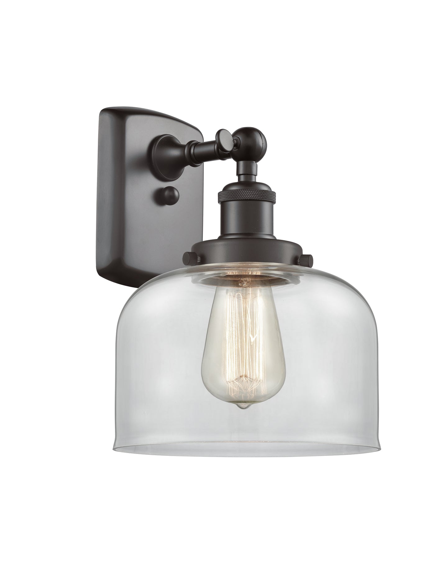 Ballston Urban Sconce Cast Brass Glass