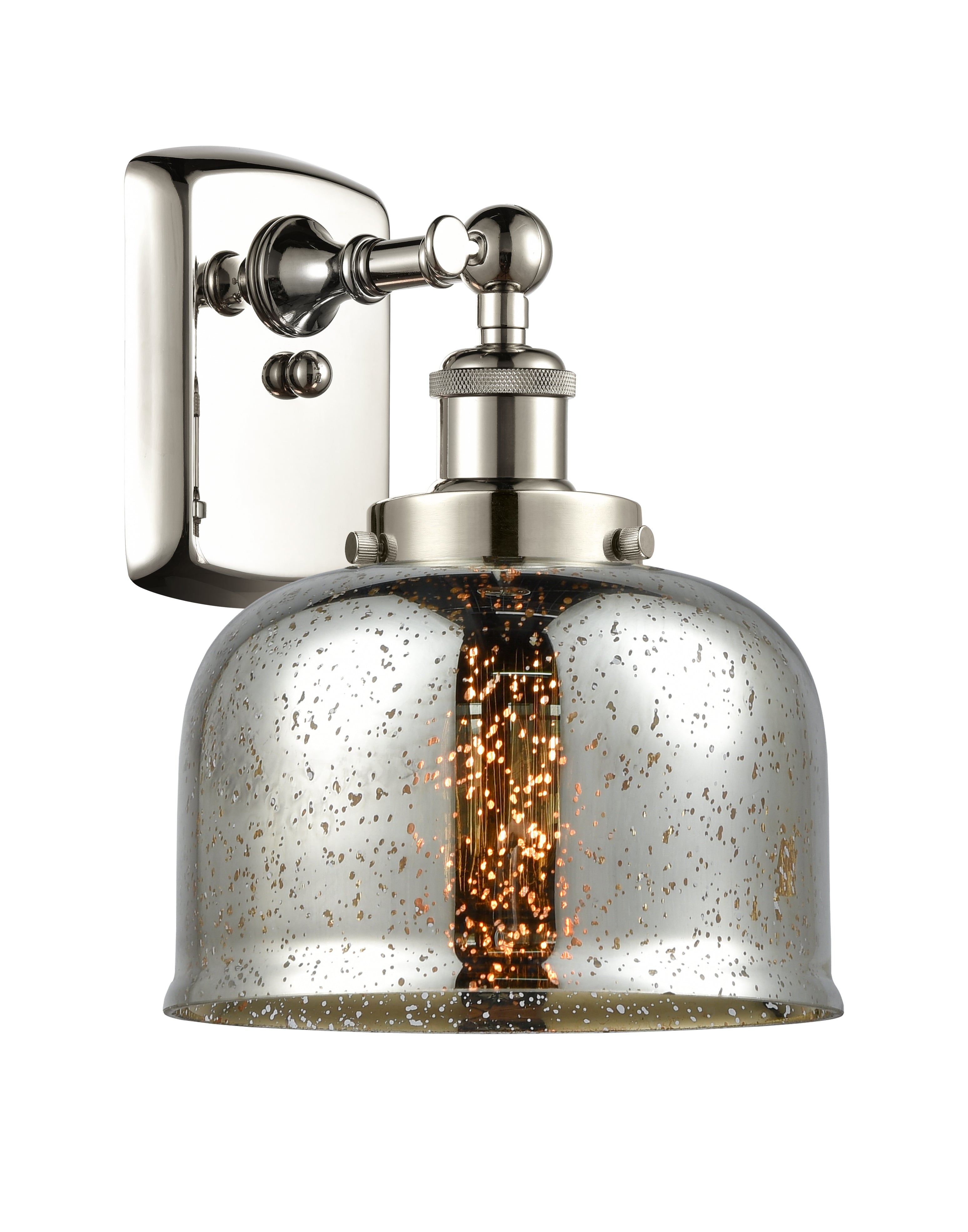 Ballston Urban Sconce Cast Brass Glass