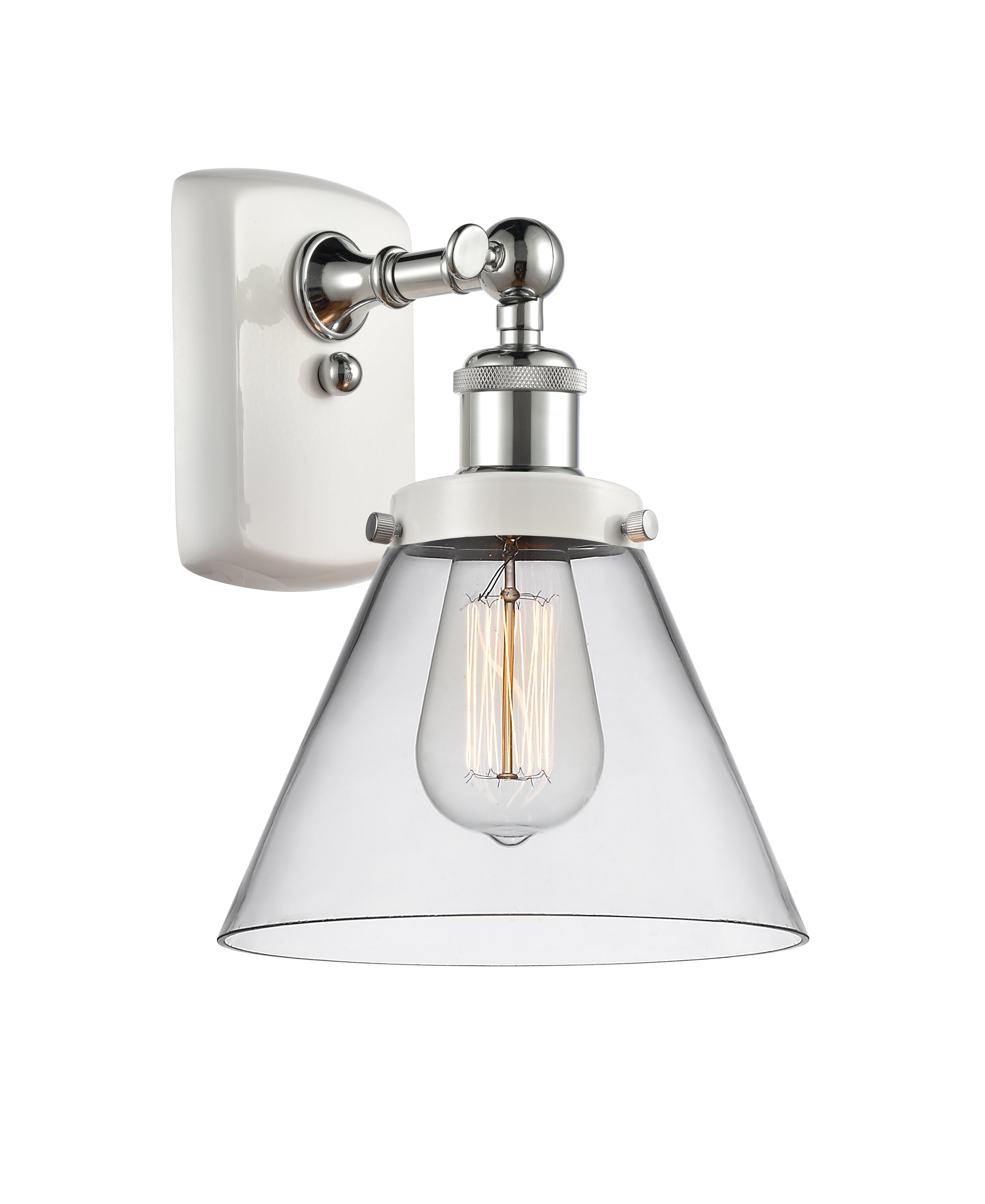 Ballston Urban Sconce Cast Brass 8 Inch
