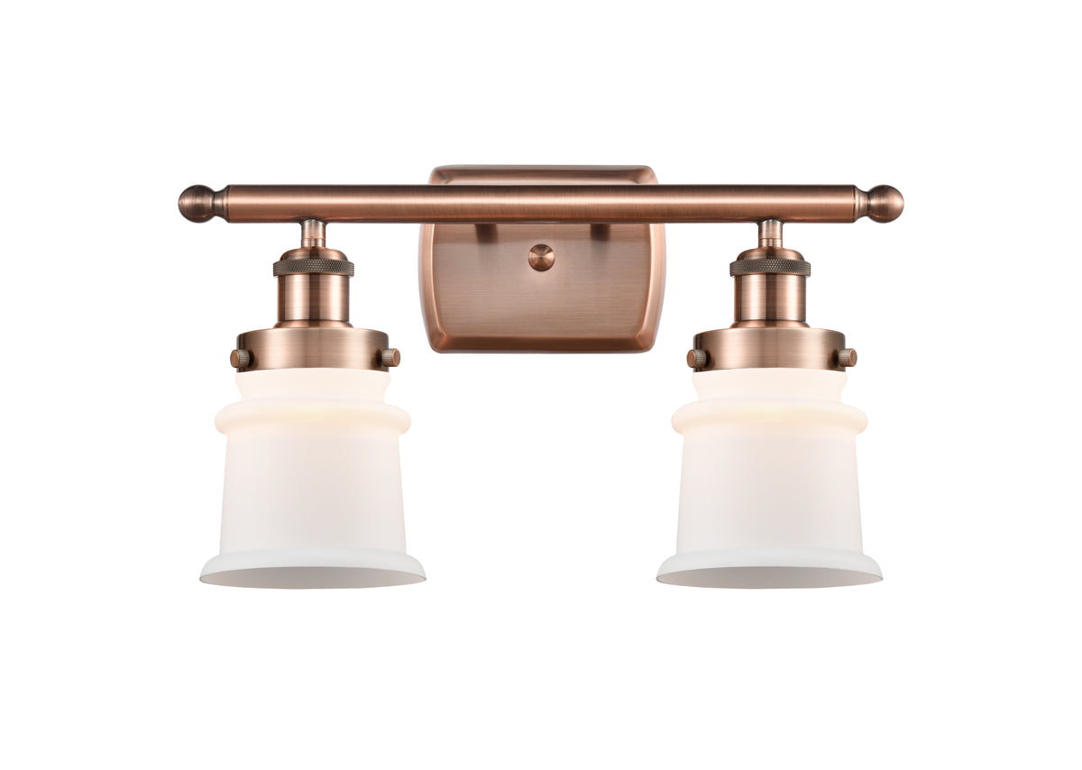 Canton 16-Inch 2-Light Bath Vanity Light 9.5-Inch High