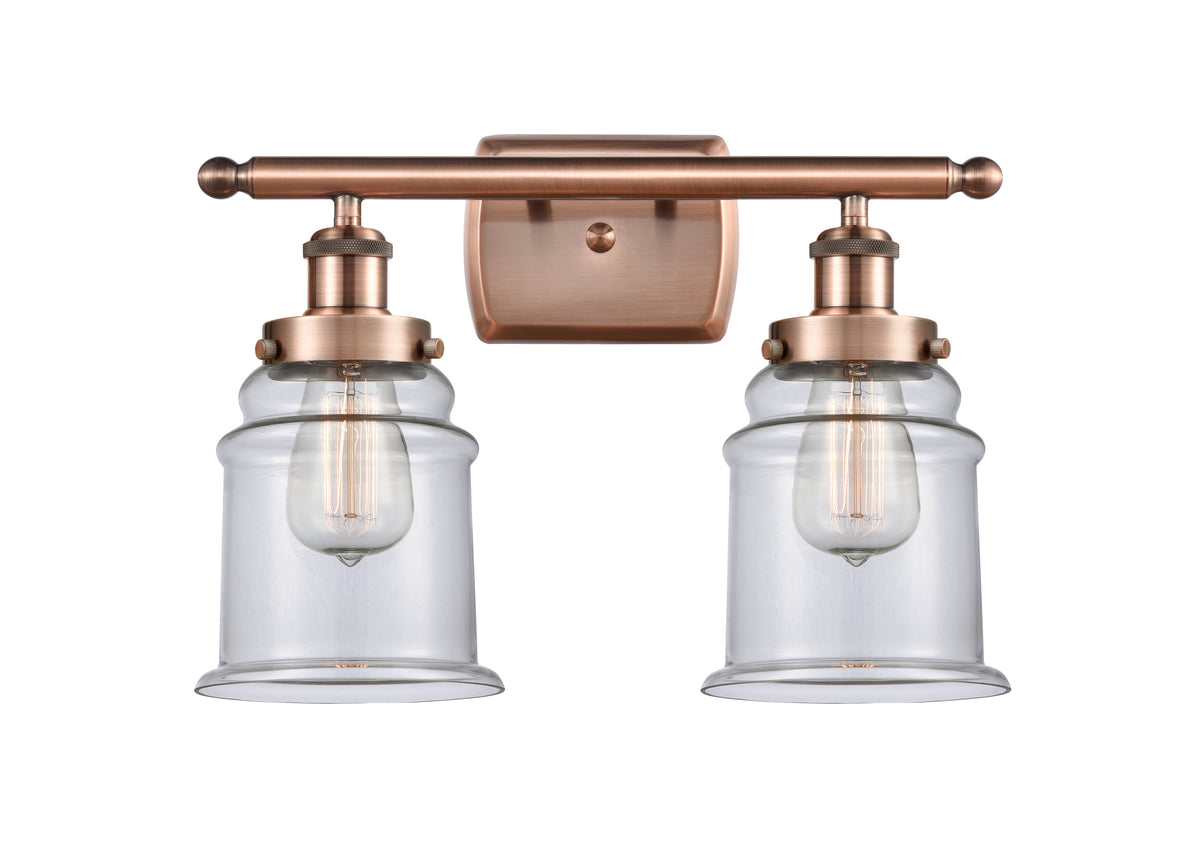Canton 16-Inch 2-Light Bath Vanity Light 11.125-Inch High