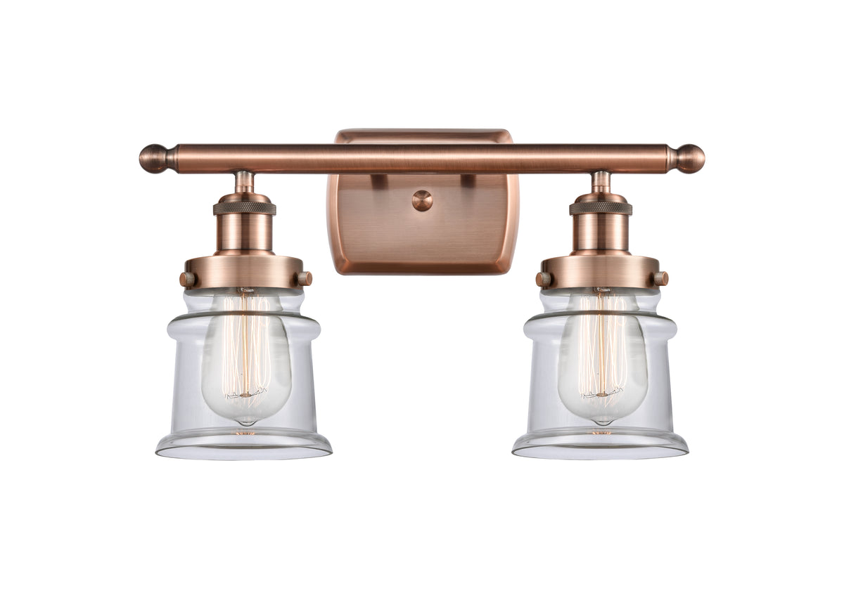 Canton 16-Inch 2-Light Bath Vanity Light 9.5-Inch High