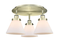 Ballston Semi-Flush Mount Satin Nickel