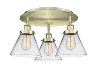 Ballston Semi-Flush Mount Satin Nickel