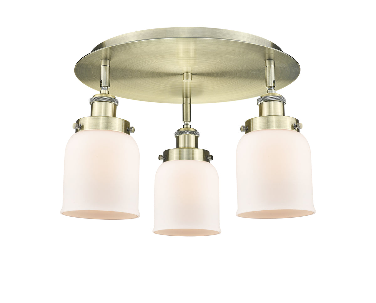 Cone 17-Inch 3-Light Semi-Flush Mount