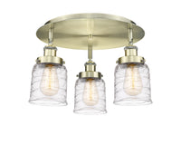 Ballston Semi-Flush Mount Satin Nickel Brass